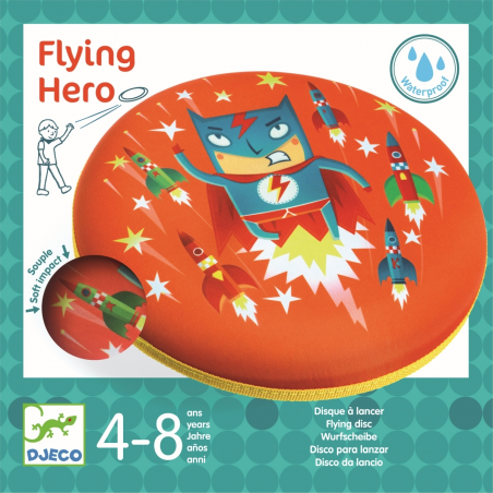 Wurfscheibe Flying Hero von Djeco