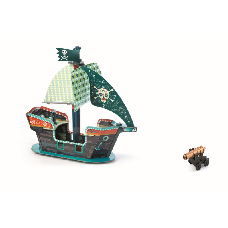 Pop to play - Piratenschiff 3D von Djeco