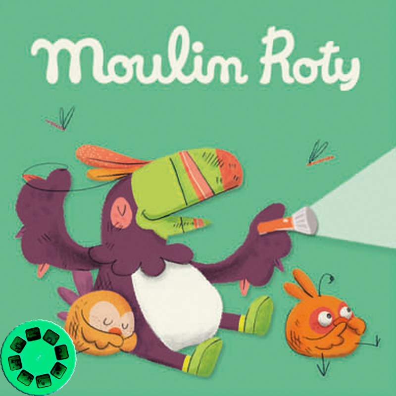 Projektionsdiscs "Dans la jungle" - 3 Geschichten zum Erzählen von Moulin Roty
