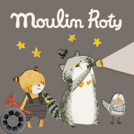 Projektionsdiscs "Les Moustaches" - 3 Geschichten zum Erzählen von Moulin Roty