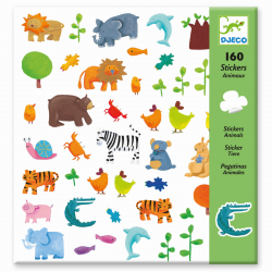 160 Tiere Sticker von Djeco