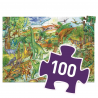 Entdeckerpuzzle Dinosaurier - 100 Teile von Djeco