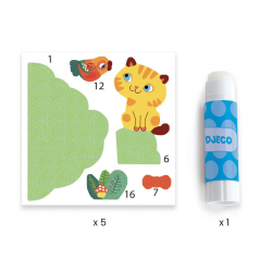 Bastelpackung: Freunde im Garten von Djeco