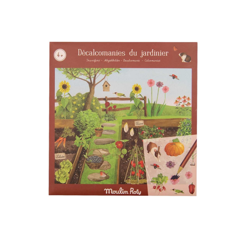 Rubbelbilder "Der Gärtner" Le Jardinier von Moulin Roty