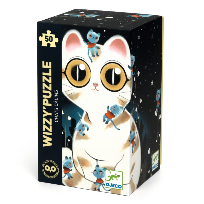 Wizzy’Puzzles: Kuschelige Katzen 50 Teile von Djeco