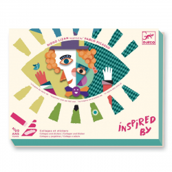 Kollagen und Sticker "Inspired by: Pablo Picasso" von Djeco