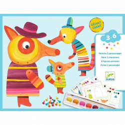 Malset 3-6: Familie Fuchs von Djeco