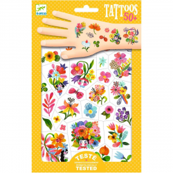 Tattoos Blumepracht von Djeco