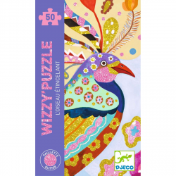 Wizzy’Puzzles: Funkelnder Vogel 50 Teile von Djeco