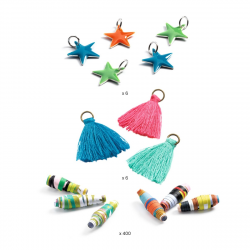 Papierperlen "Pop" Armbänder von Djeco