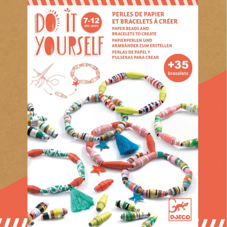 Papierperlen "Pop" Armbänder von Djeco