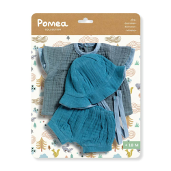 POMEA Puppenkleidung - 3-tlg. Sommer-Outfit von Djeco