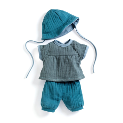 POMEA Puppenkleidung - 3-tlg. Sommer-Outfit von Djeco