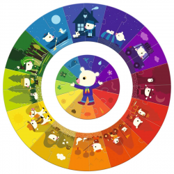Bodenpuzzle: Farben "Les couleurs" von Djeco