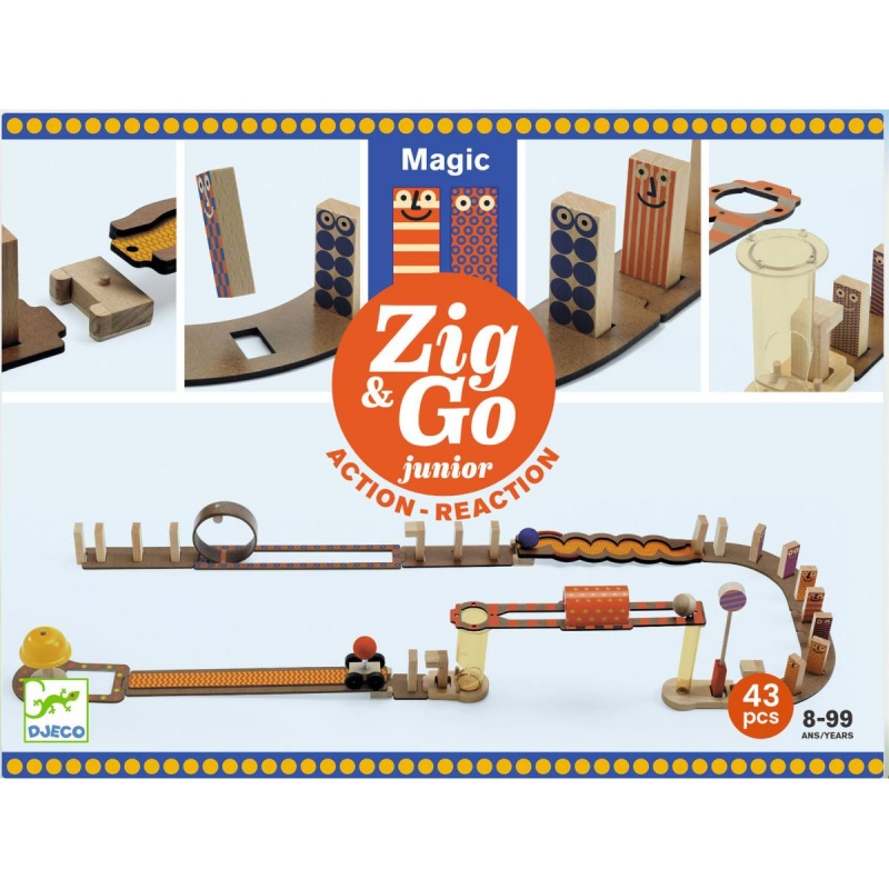 Zig & Go Junior - Magic - 43 Teile von Djeco