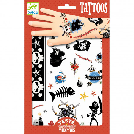 Tattoos Pirates von Djeco