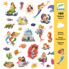 160 Meerjungfrauen Sticker von Djeco