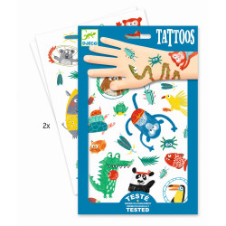 Tattoos Tiere von Djeco