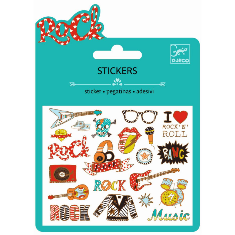 Mini Sticker Pop and rock von Djeco