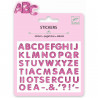 Mini Sticker Glitter letters von Djeco